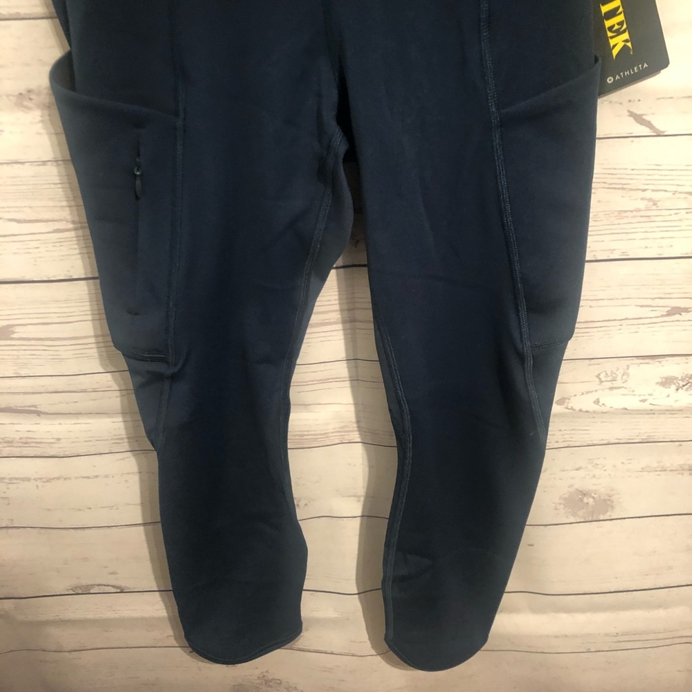 NWT Athleta All In Capri Navy Blue Leggings - Picture 5 of 7